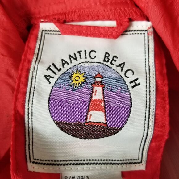 Vintage Red Nylon Windbreaker w/Hood S - Picture 6 of 9